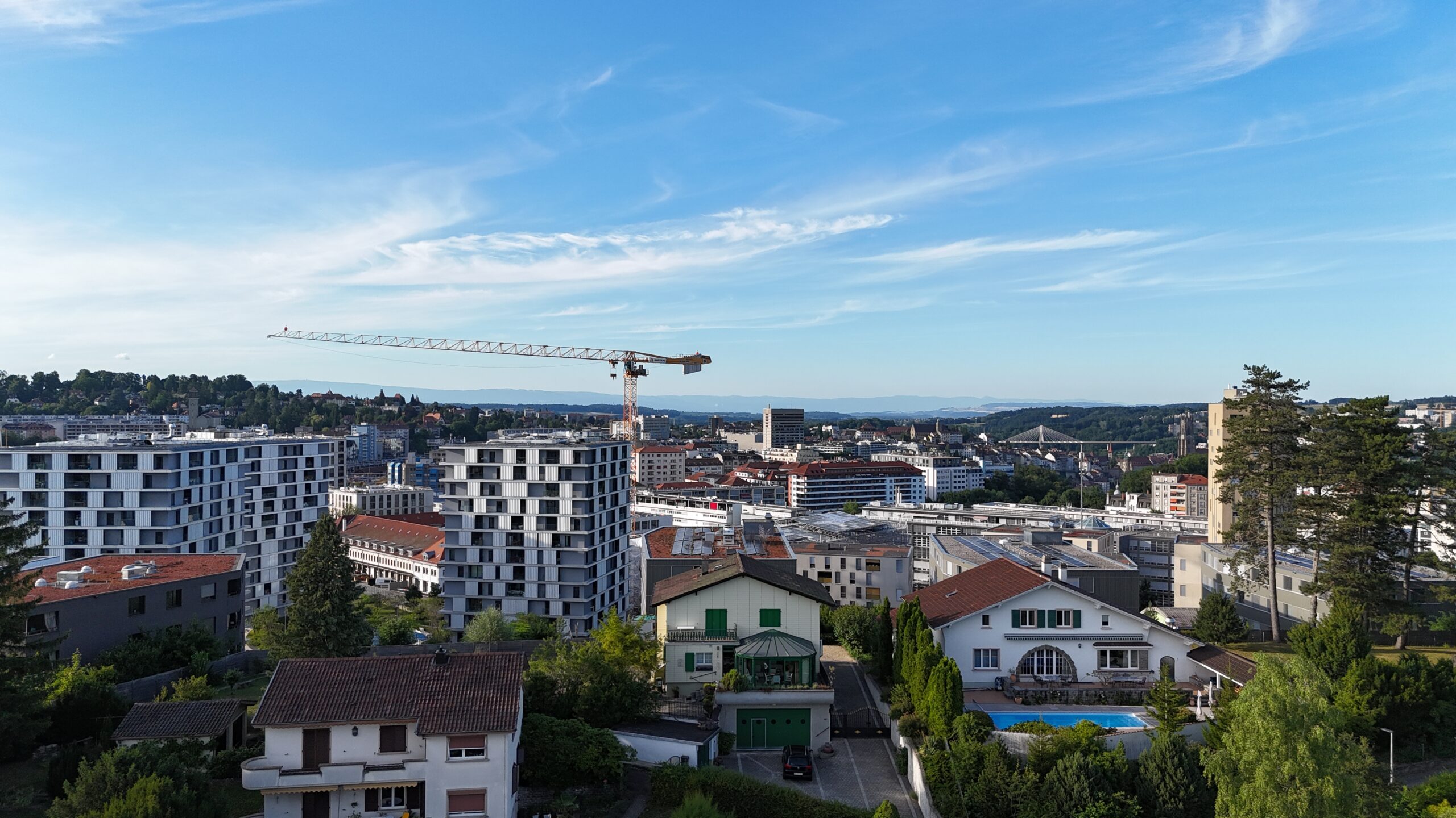 Image de la vue sur Fribourg 